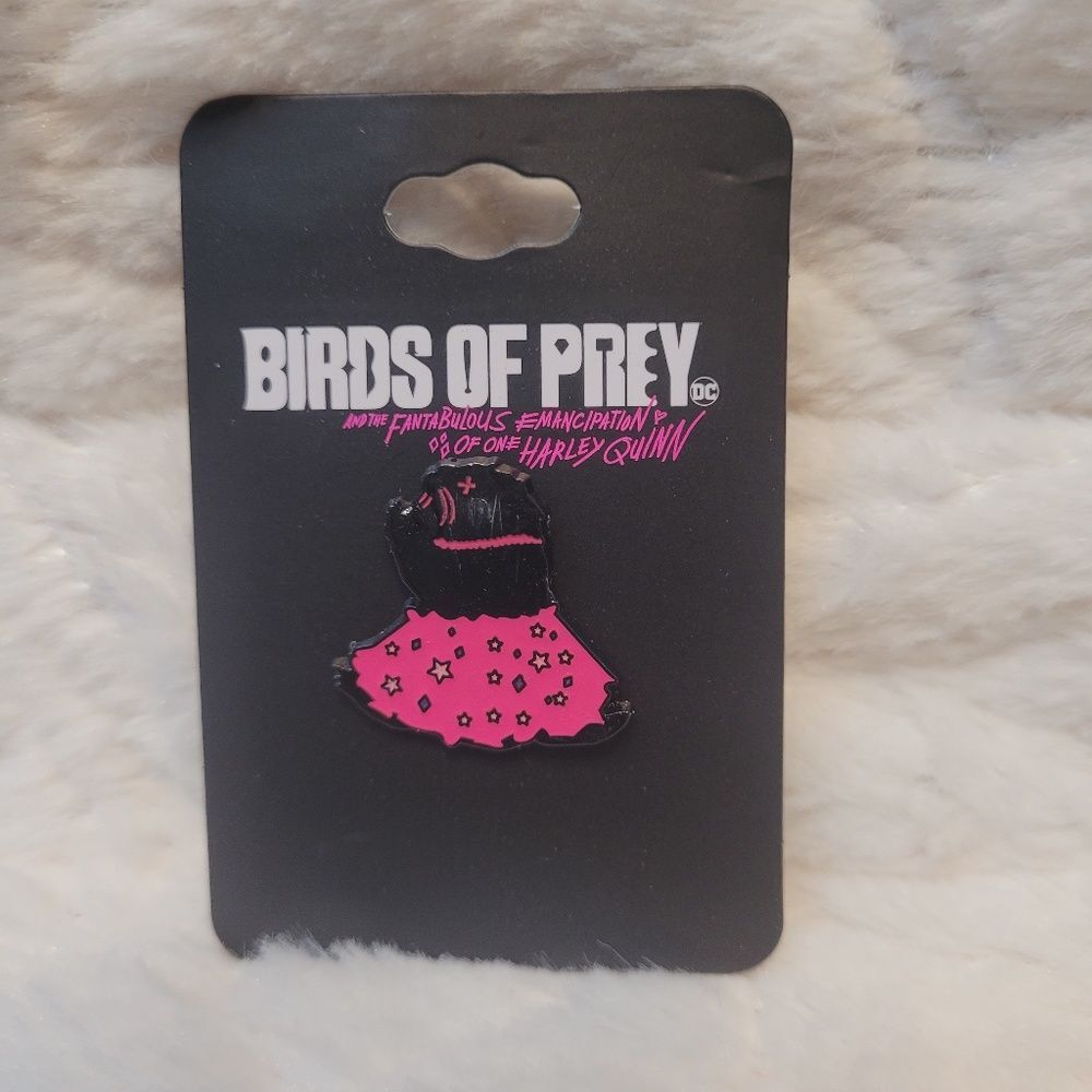 DC Comics Bernie the Beaver Pin Pink Tutu Harley Quinn Birds of Prey New OOS